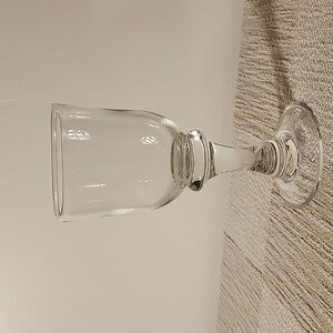 Simon Pearce 16oz Essex Water Goblet 8" Clear Handblown Glass